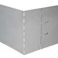 Miniatyrbild 5 av 10: vidaXL Rabattkant 10 st 100 x 14 cm flexibelt galvaniserat stål