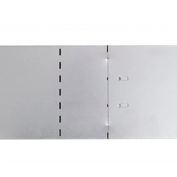 vidaXL Rabattkant 10 st 100 x 14 cm flexibelt galvaniserat stål