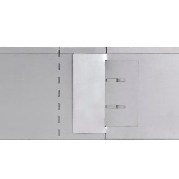 vidaXL Rabattkant 10 st 100 x 14 cm flexibelt galvaniserat stål