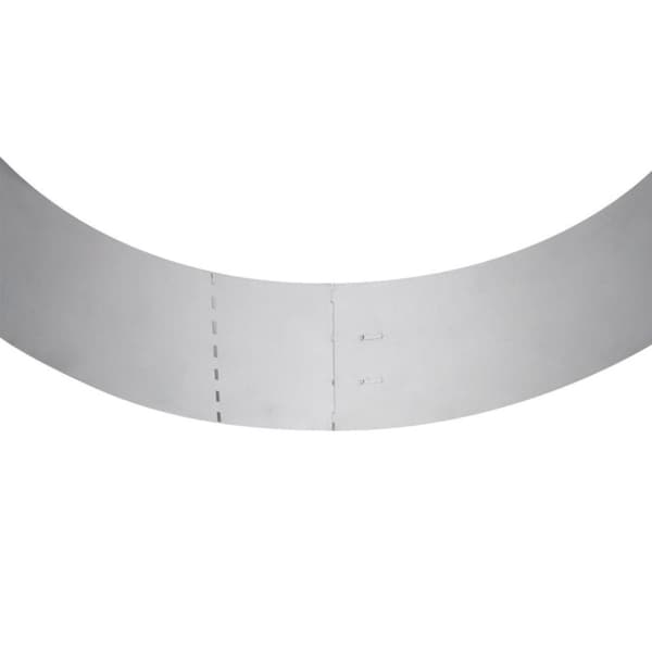 vidaXL fleksibel bedkant 15 stk. 100x14 cm galvaniseret stål