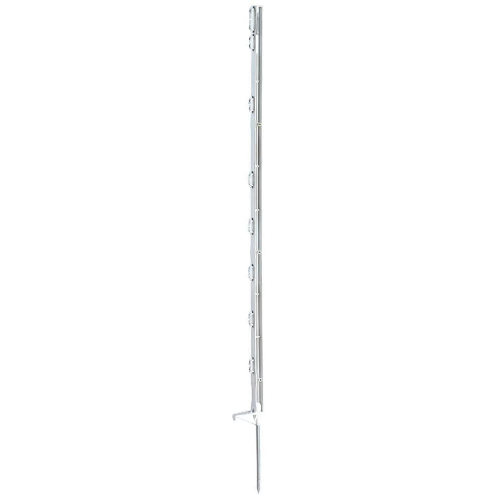 Kerbl Elektriske gjerdestolper Eco 25 stk plast 105 cm hvit