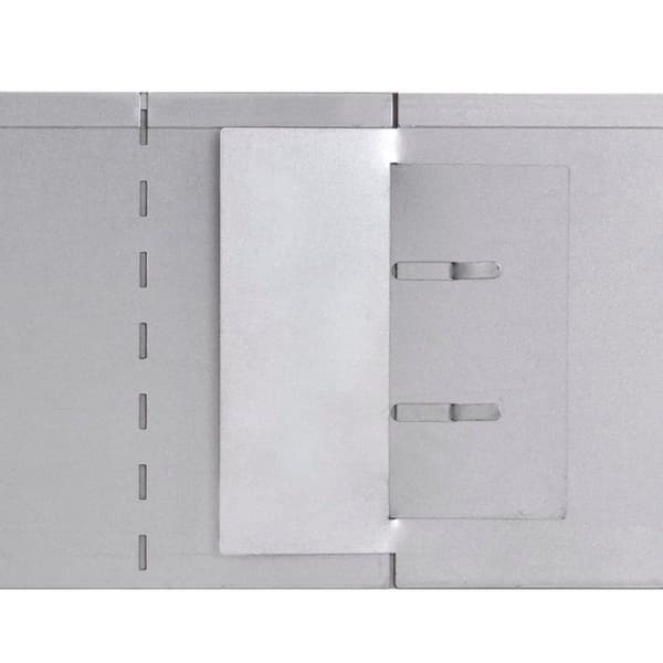 vidaXL Plengjerde 5 stk galvanisert stål 100x19 cm