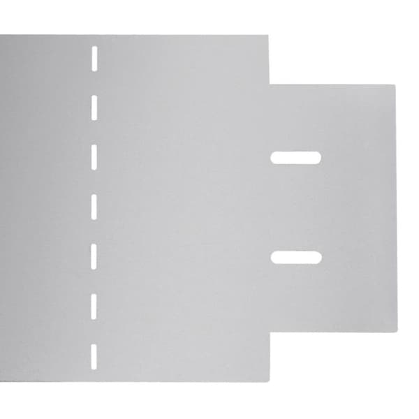 vidaXL sæt med bedkanter 20 stk. galvaniseret stål 100 x 20 cm