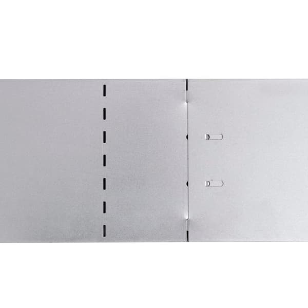 vidaXL sæt med bedkanter 20 stk. galvaniseret stål 100 x 20 cm