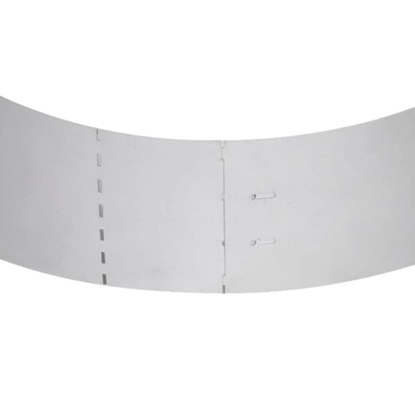 vidaXL sæt med bedkanter 20 stk. galvaniseret stål 100 x 20 cm