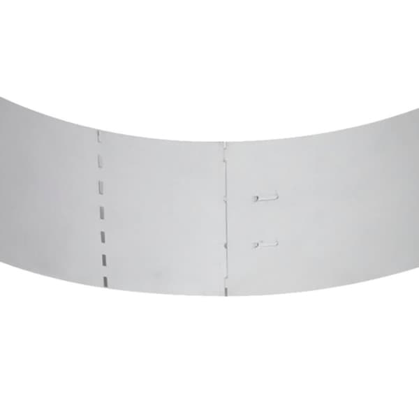 vidaXL Plengjerde 15 stk galvanisert stål 100x20 cm