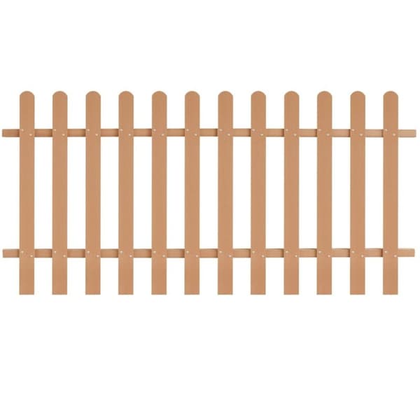 vidaXL stakit 200x100 cm WPC
