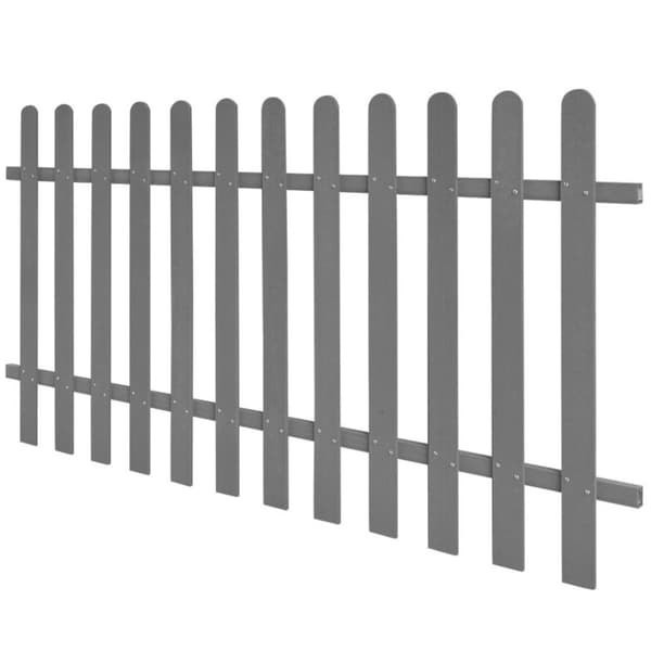 vidaXL Stakittgjerde WPC 200x100 cm