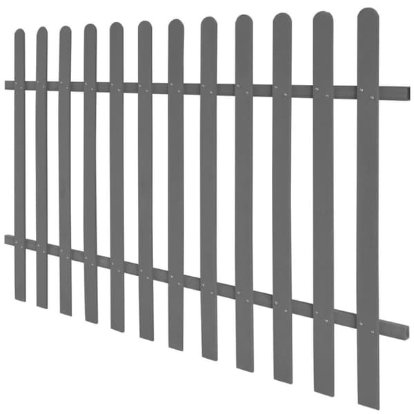 vidaXL Stakittgjerde WPC 200x120 cm