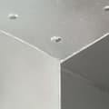 Miniatyrbilde 2 av 7: vidaXL Stolpesko 4 stk Y-form galvanisert metall 101x101 mm