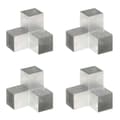 Miniatyrbillede 1 af 7: vidaXL stolpebeslag Y-form 4 stk. 101x101 mm galvaniseret metal