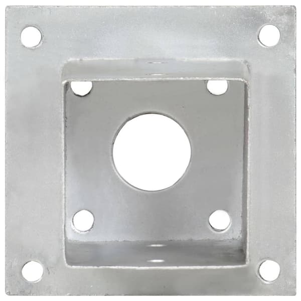 vidaXL Aitatolpan jalat 4 kpl galvanoitua metallia 91 mm
