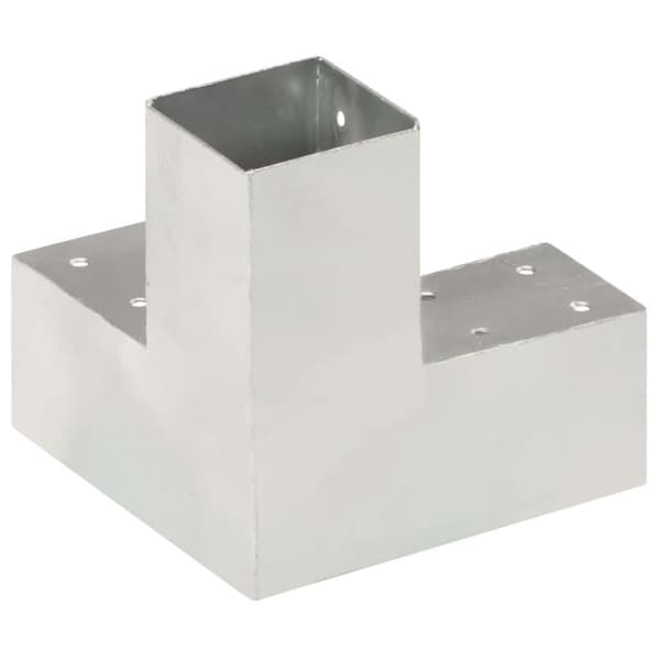 vidaXL stolpebeslag Y-form 71x71 mm galvaniseret metal