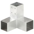 Miniatyrbillede 1 af 6: vidaXL stolpebeslag Y-form 71x71 mm galvaniseret metal