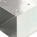 Miniatyrbilde 5 av 7: vidaXL Stolpesko T-form galvanisert metall 71x71 mm