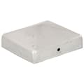 Miniatyrbilde 3 av 9: vidaXL Gjerdestolpehatter pyramide 6 stk galvanisert metall 81x81 mm