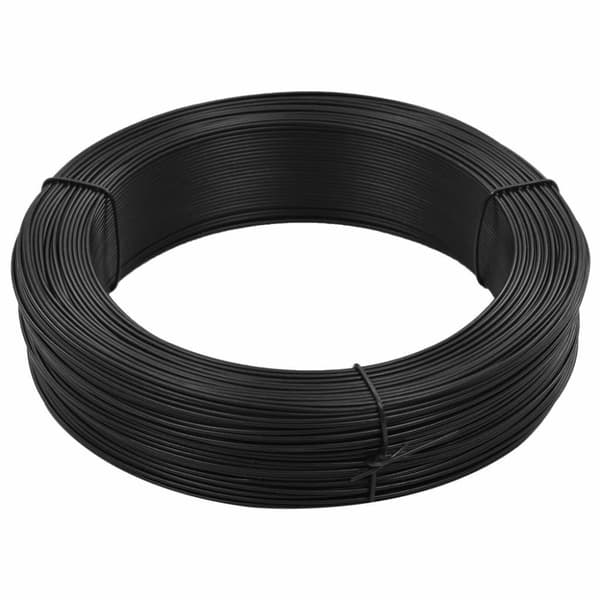 vidaXL hegnsbindetråd 250 m 1,4/2 mm stål antracitgrå