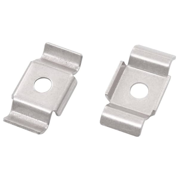 vidaXL Gjerdeklemmer butterfly 50 stk rustfritt stål