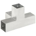 Miniatyrbilde 6 av 8: vidaXL Stolpesko 4 stk X-form galvanisert metall 71x71 mm