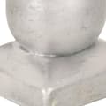 Miniatyrbilde 5 av 9: vidaXL Stolpehatter 6 stk ballformet galvanisert metall 91x91 mm