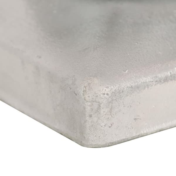 vidaXL Stolpehatter 6 stk ballformet galvanisert metall 91x91 mm