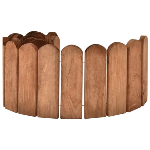 vidaXL Rabattkant 3 st 120 cm impregnerad furu