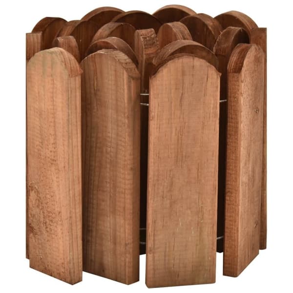 vidaXL Rabattkant 3 st 120 cm impregnerad furu