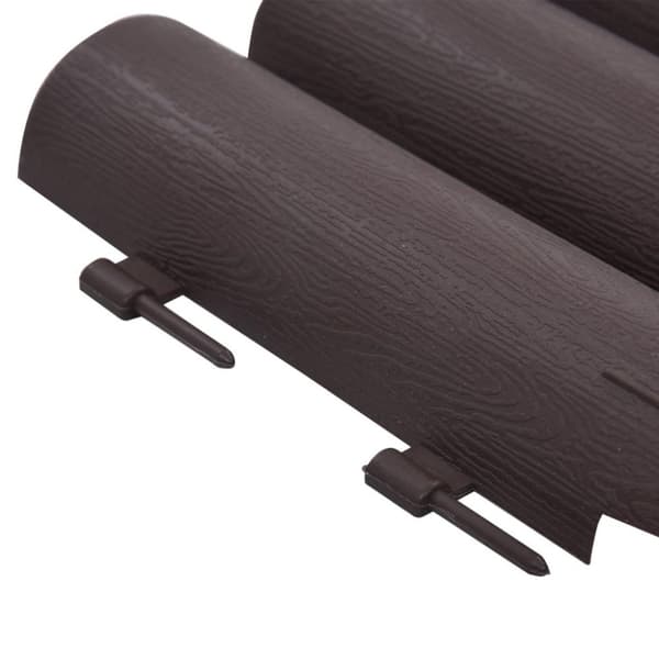 vidaXL Plenkanter 36 stk brun 10 m PP