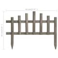 Miniatyrbilde 6 av 6: vidaXL Plenkanter 10 stk gran 4,4 m