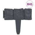 Miniatyrbillede 1 af 7: vidaXL plænehegn med stenlook 41 stk. 10 m plastik