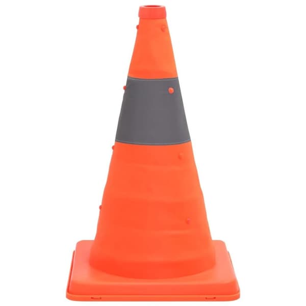 vidaXL Pop-up trafikkjegler 10 stk 42 cm