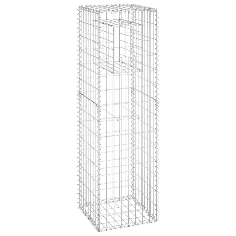 vidaXL Gabionkorg stolpform 40x40x140 cm järn