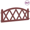Miniatyrbilde 2 av 8: vidaXL Plenkanter 17 stk rød 10 m PP