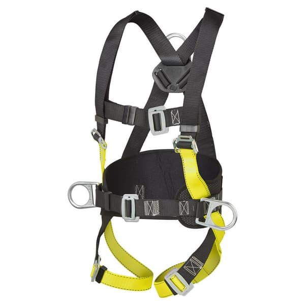 Portwest Plus 2 Point Safety Harness Black/Yellow One Size