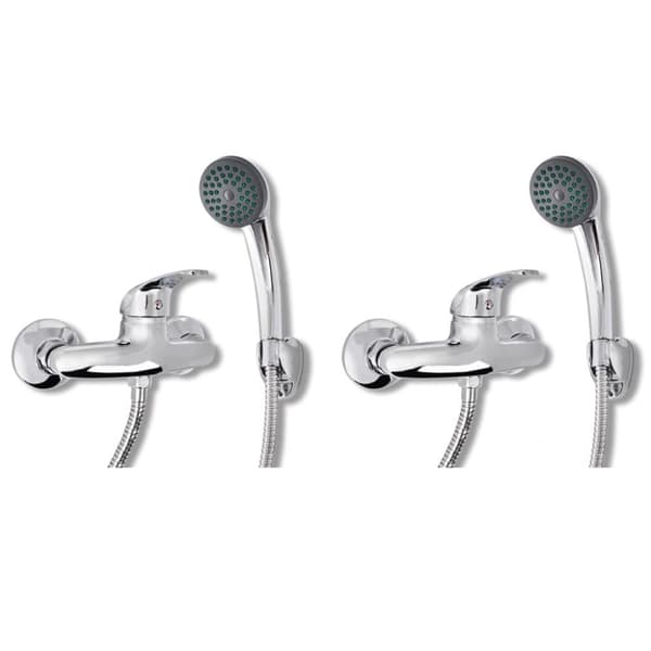 vidaXL Duschblandare 2 st