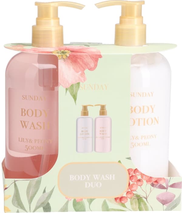 Tvål Lotion Set Lily & Peony 500 ml