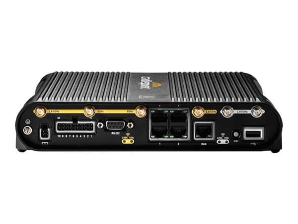 Cradlepoint COR IBR1700-1200M-B - Trådløs ruter - WWAN 5-port svitsj - 1GbE - Wi-Fi 5 - Dobbeltbånd - med 3-års NetCloud Mobile Essentials Plan