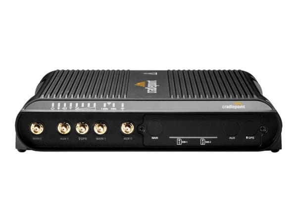 Cradlepoint IBR1700 Series IBR1700-1200M-B - Trådløs ruter - WWAN 4-portssvitsj - 1GbE Dobbeltbånd - 3G, 4G - i-kjøretøy - med 1-års NetCloud Mobile
