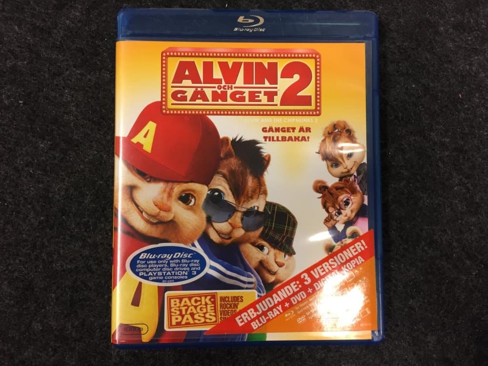 Alvin och Gänget 2 Blu-ray Movie
