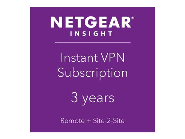 NETGEAR Insight Instant VPN - Abonnemangslicens (3 år) - administrerad