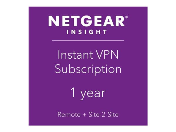 NETGEAR Insight Instant VPN - Abonnemangslicens (1 år) - administrerad