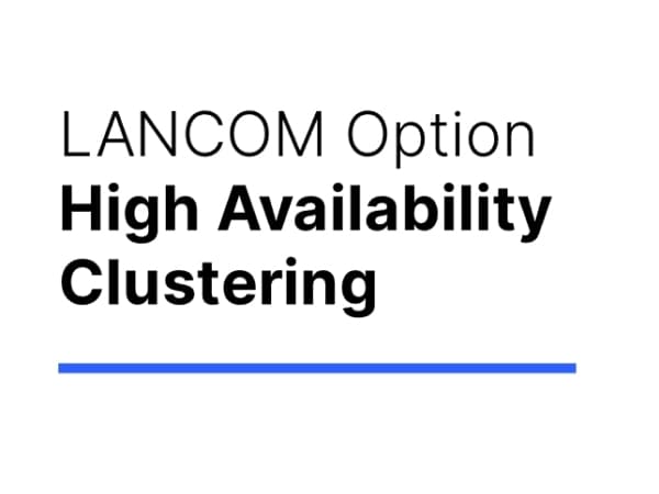 LANCOM VPN High Availability Clustering L Option, Nettverksadministrasjon, Lisens, 1 lisenser, LANCOM 19xx, Tyskland