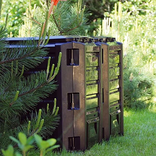 Prosperplast Kompostkasse 1200l Module Collection 198x71.9x82.6 Cm Søvfarvet
