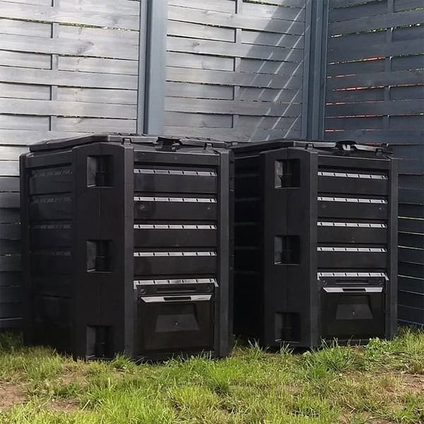 Prosperplast Kompostkasse 1200l Module Collection 198x71.9x82.6 Cm Søvfarvet