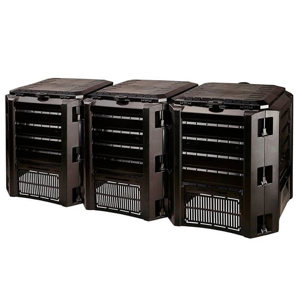 Prosperplast Compogrøn Kompostkasse 1200l 82.6x198x71.9 Cm 82.6x198x71.9 Cm Sort