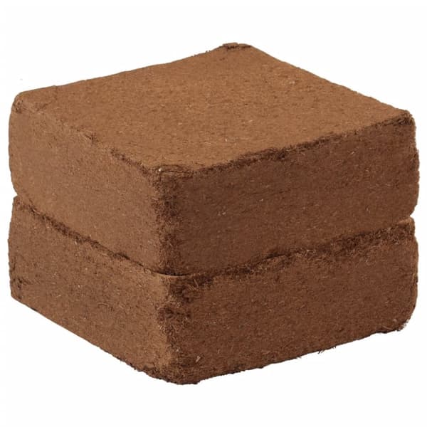 vidaXL Block i kokosfiber 5 st 5 kg vardera 25 kg totalt -  Jord och sand