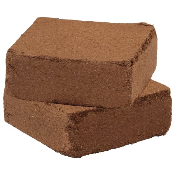 vidaXL Block i kokosfiber 5 st 5 kg vardera 25 kg totalt -  Jord och sand