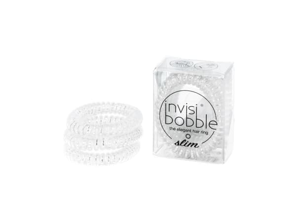 Invisibobble Slim Invisibobble hårbånd (3 deler) - krystallklart