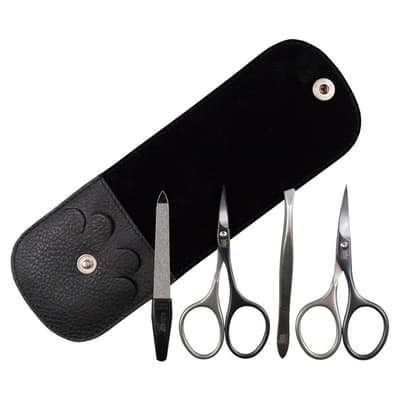 Manikyrset Solingen Stahlkrone inkl en nagelsax, nagelbandssax, nagelfil och en pincett