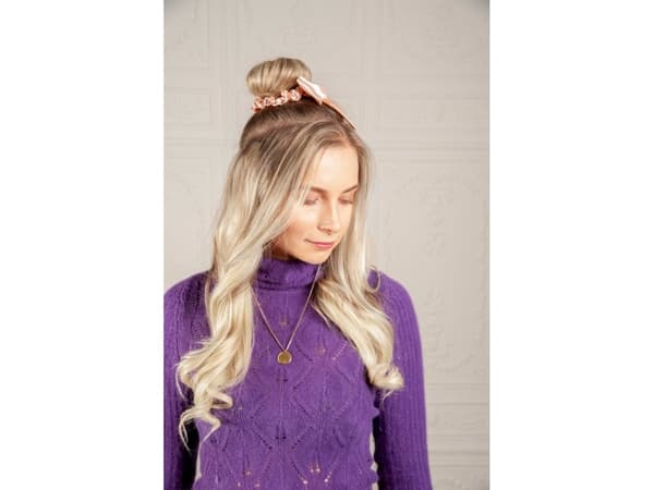Hair band with ribbon Sprunchie Slim Ballerina Bow